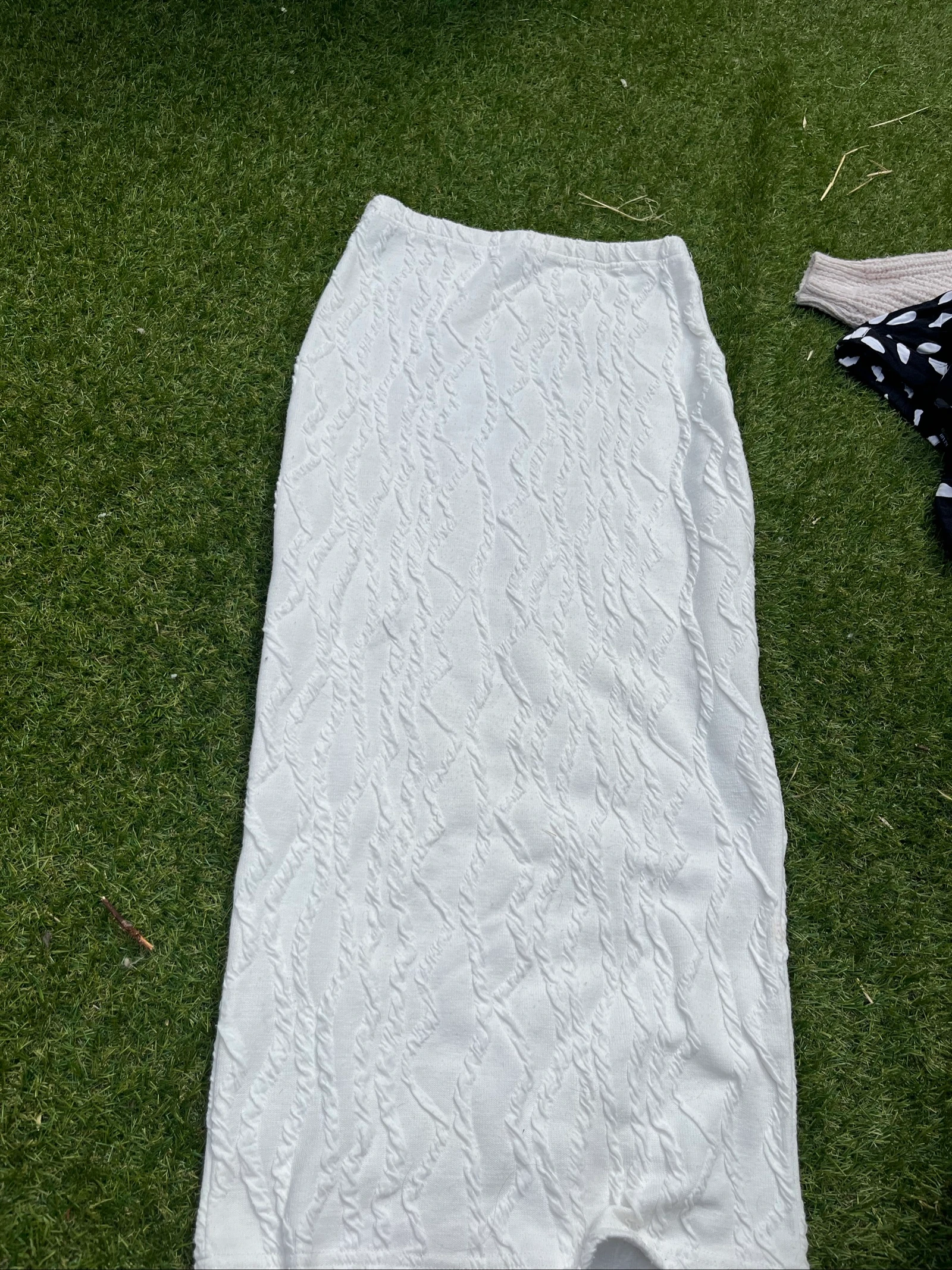 Jupe longue blanche 